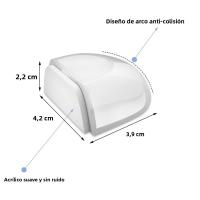 1/2Pcs Protector De Puertas Autoadhesivo Transparente Accesorios Para El Hogar Protección De Muebles Sin Necesidad De Perforación - details 2