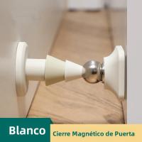 Parador De Puerta Magnético Con Adhesivo De Silicona No Necesita Perforación Soporte De Puerta Para El Hogar Instalación Sin Rastros Blanco/Blanco - details 7