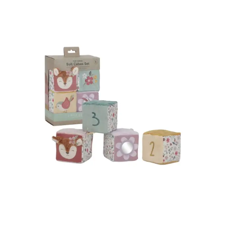 LITTLE DUTCH CUBOS BLANDITOS APILABLES FAIRY GARDEN REF LD9016 - 1