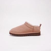 Botas De Nieve Para Mujer Con Piel De Oveja Y Lona De Lana Térmica Botines De Tobillo Slip-On Zapatos Casuales De Invierno - details 10
