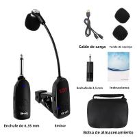 Amplificador De Instrumentos Sin Fiwres Para Saxofón Trompeta Trombón Microfono Wireless Transmisor Receptor Profesional - details 14