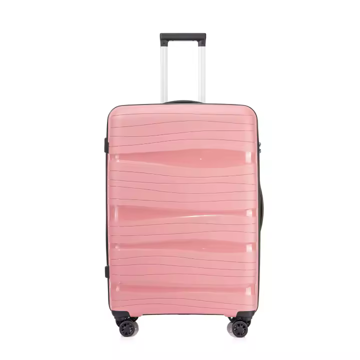 Maleta OM Home Grande 28 Inch, Equipaje facturable (capacidad 23kg) (mod. 062, 75*48*27cm) Material POLIPROPILENO, Ligera y Resistente, Cerradura Antirrobo Insertada, Combinación de 3 dígitos, Ruedas Silenciosas 360º Dobles Giratorias. PP024 28 - 1