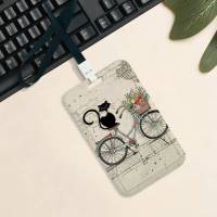 Porta Tarjetas Gato Negro Lindo Funda Para Tarjetas De Crédito Estudiante Tarjeta De Identificación Subway Permisos De Trabajo Estilo Clásico Material PVC - details 5