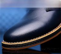 Zapatos De Cuero Para Hombre Moda Primavera/Otoño Casual Ligeros Con Cordones Formales Negocios Boda Vestido Zapatos Talla Grande 38-48 - details 5