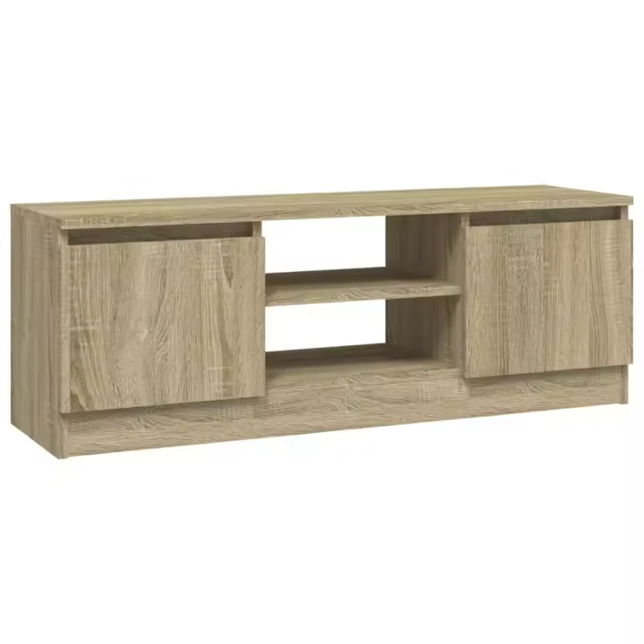 vidaXL Mueble de TV con puerta roble Sonoma 102x30x36 cm - 1