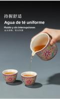 Juego De Té Portátil De Lujo Para Viajes 4 Piezas Incluye Taza De Té Y Tazas Para Invitados Kung Fu Teapot Set Para Exteriores - details 11