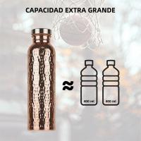Botella De Cobre Reutilizable 27Oz Botella Tapa a Prueba De Fugas Portátil Para Viajes Gimnasio Deportes Trabajo Camping Exterior - details 7