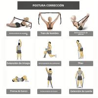 Cinta De Estiramiento De Yoga Resistencia Deportiva Para Danza Gimnasia Ejercicio Pilates Cinta De Terapia Física - details 4