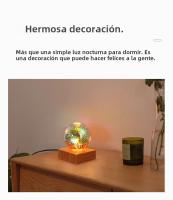 Lámpara De Ambiente LED 3D Fuego De Artificio Luz Nocturna Colorida Para Decoración De Hogar Lámpara Colgante De Bola De Vidrio Estrella Cielo - details 4