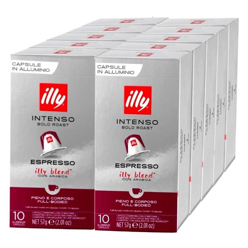 master espresso intenso illy 100 cápsulas compatibles con Nespresso