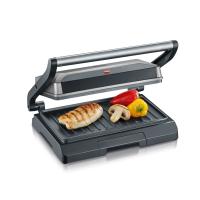 SEVERIN KG 2394 800W: grill compacto para carnes/paninis, placas antiadherentes, bandeja grasa extraíble. - details 2