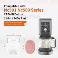 Ninja Creami Deluxe 11 en 1 XL - Pack de 4 de 680 Ml - Tapas a Prueba de Fugas - details 1