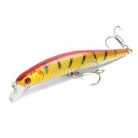 Señuelo De Pesca Flotante Minnow 1/2pcs Con Ojos 3D Crankbait Wobblers Artificial Plástico Duro Para Bass Pike Jerkbait Equipamiento De Pesca - details 8