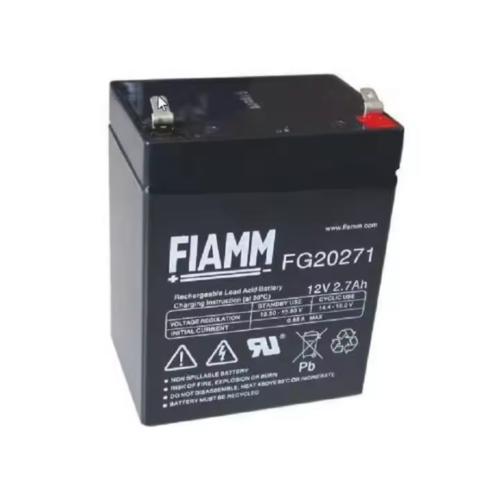 Batería Plomo FIAMM FG20271 12V 2.7Ah - 1