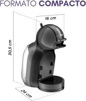 NESCAFÉ DOLCE GUSTO De'Longhi Nescafé Dolce Gusto Mini Me 2 – Cafetera de Cápsulas Compacta, Apagado Automático, Bebidas Calientes y Frías, 15 Bares de Presión, Color Negro (EDG335.b - details 1
