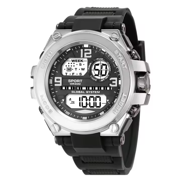 Reloj Deportivo Para Hombres 30M Impermeable Multifuncional Reloj Militar Digital Inteligente Reloj De Pulsera Electrónico Para Hombres Y Niños - 1