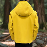 Chaqueta De Camping Y Senderismo Para Hombres Impermeable Con Capucha Cierre De Cremallera Ligera Para Primavera Y Otoño Ropa De Trekking - details 5