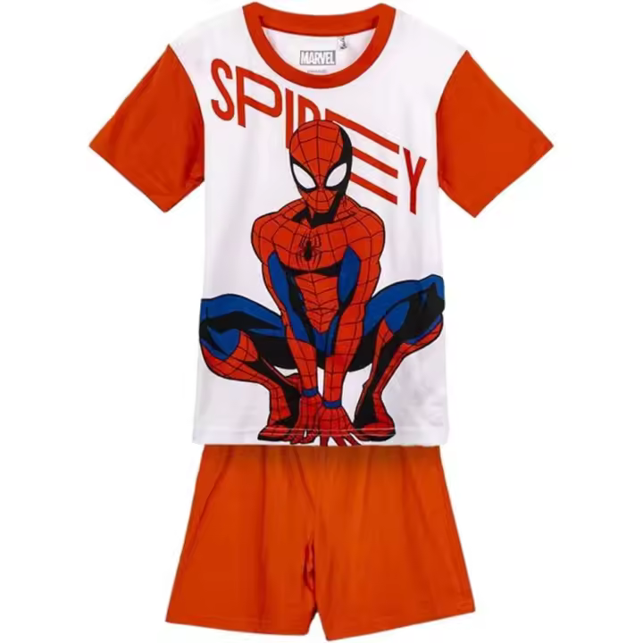 Cerdá Pijama Corto Spiderman Rojo | Materiales de Calidad - 1