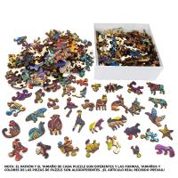 Puzzle De Madera Para Adultos En Forma De Dragón Juego De Rompecabezas De Animal Único Para Familia Y Amigos - details 3