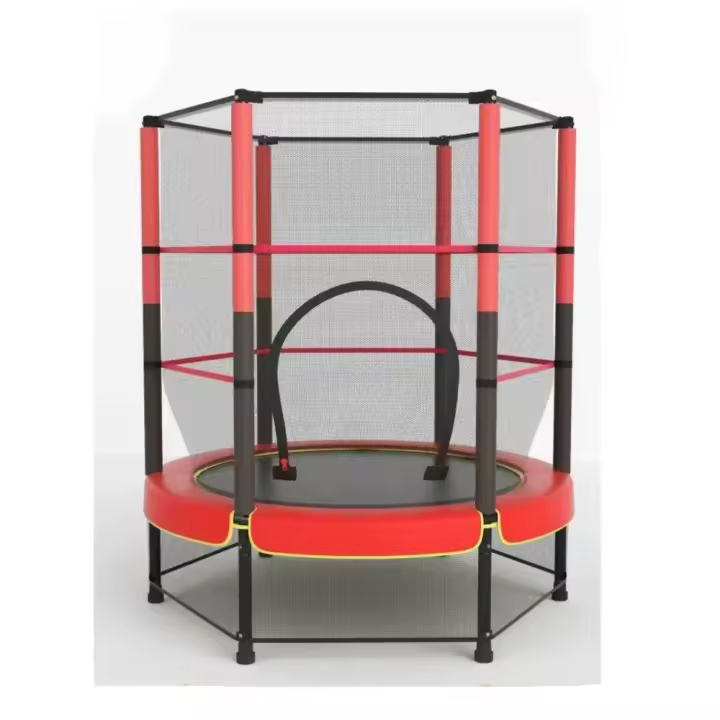 Trampolín Portátil Para Niños De 140 cm/160 cm,Cama Elástica - Trampolín 6 FT/8 FT Ideal Para Regalo De Navidad, Espuma Anticolisión Para Saltar Y Actividades De Trampolín Interior En Trampolín Interior Para 4-15 Años - 1