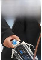Botella De Agua Deportiva De Viaje Transparente Y Plana De 750ML Con Correa Ajustable Diseño Elegante Y Delgado Para Camping Y Deportes - details 6