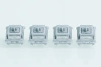 Gateron Smoothie Silver Switch Lineal Plata Para Teclado Mecánico Gaming Pre Lubed Full POM SMD 45g MX Stem - details 5