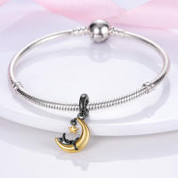 Encantos De Semillas De Girasol Y Gárgara Platinados En Plata S925 Para Pulsera Original Joyería De Fiesta DIY Regalo - details 5