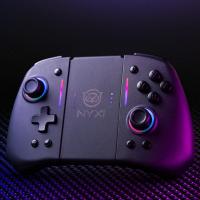 Nyxi Mando para Switch, Hyperion para Switch/Lite/OLED, Controller Switch Wireless con Led RGB/Wake Up/Turbo/Giroscopio/Vibración Ajustable/Botón Programble-Negro - details 0