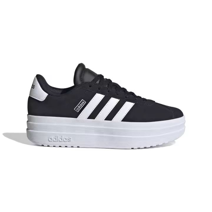 Zapatillas Adidas VL Court Bold J Varios Colores - Zapatillas Adidas Mujer Suela Gorda - Sneakers Mujer Adidas - Zapatillas Planas Mujer - Bambas Adidas Suela Alta - Adidas Plataforma - Color Negro - Color Burdeos - 1