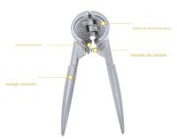 Aguja De Maní Multifuncional De Aleación De Aluminio Desenfrenador De Frutas Y Verduras Herramienta Ecológica Para Abierta Nueces Almendra Pecan Y Nuez - details 6