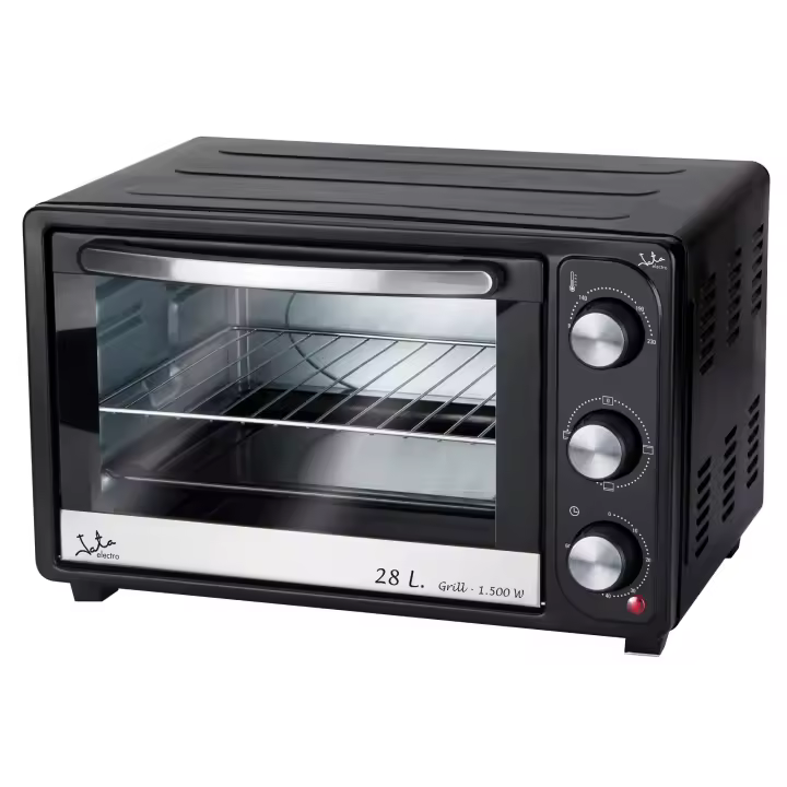 Jata Horno de Sobremesa 2 Funciones Horno y Grill con Capacidad de 28L Potencia 1500W Bandeja y Parrilla Medidas Externas 48 x 39 x 31 cm - HN928 - 1