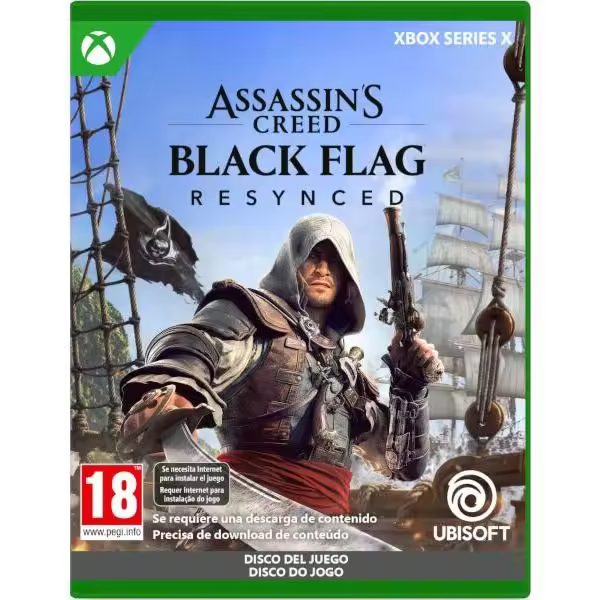 Assassins Creed Black Flag Resynced (Importacion UK) - Xbox - Nuevo precintado - 1