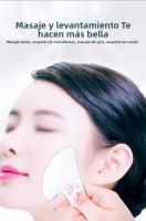 Tablero De Guasha En Forma De Corazón De Acero Inoxidable Herramienta De Masaje Facial Para Eliminar Acné Accesorio De Cuidado De La Piel Beauty Гуаша Скребок - details 4