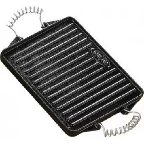 Plancha hierro fundido esmaltada rectangular 24 x 43 cm - 1