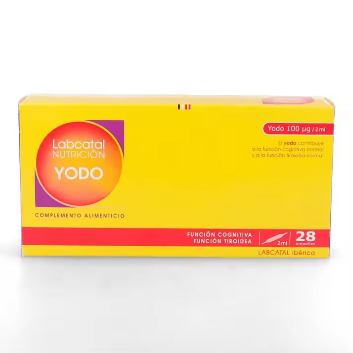 Drasanvi Labcatal 7 Yodo 28Amp - Hipotiroidismo Obesidad Celulitis Bocio Tiroiditis - 1