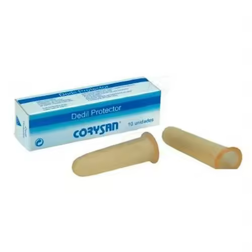 Dediles de Látex para Proteger Dedos de Heridas - Pack de 10 Unidades - Talla 7 - 1