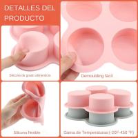 Molde Para Huevo De Silicona Reutilizable Para Air Fryer Molde Para Cupcakes Antideslizante Para Horno De Tostador Accesorios De Cocina Ecológicos - details 3