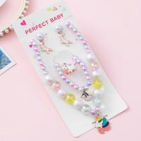 Juego De Joyas Para Niñas Con Unicornio Colorido Y Dibujos Animados: Collar Pulsera Aretes Y Anillo Regalo Ideal Para Niñas De 0 a 12 Años - details 8