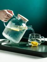 Tetera De Vidrio Borosilicogeo De 1.8L Transparente Resistente Al Calor Gran Taza Clara Para Té Flor Puer Kettle Set Herramienta Para Oficina Y Hogar - details 15