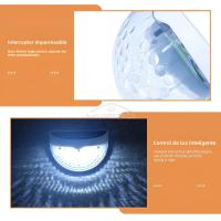 Lámpara Solar LED Para Valla Exterior Impermeable Luz De Pared Para Jardín Camino Terraza Decorativa Blanca Cálida Instalación Auto-Contenida - details 10