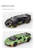 Coche De Deporte LAMBOR AVENTADOR SVJ LP780-4 a Escala 1:32 Con Sonido Y Luces Regalo Ideal Para Cumpleaños Para Niños Material Metálico Batería De Botón - details 10