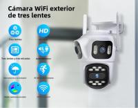 Cámara PTZ 4K Wifi Hiseeu Con Tres Lentes Y Tres Pantallas Para Exterior Vigilancia Video CCTV Con Seguimiento Automático Aplicación ICSEE P2P - details 0