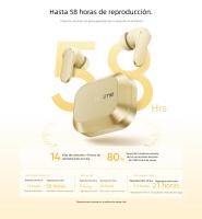 realme Buds Air8 | Auriculares, Maestro del Sonido AI, 3 micrófonos por auricular, Bluetooth 5.4, IP55, Batería 62mAh (auricular)/530mAh (estuche), Autonomía 14h/58h, Sonido alta resolución, Latencia ultra baja - details 16
