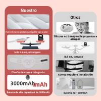 Máquina De Terapia De Luz Azul Hello Face M500S Con Luz Roja 630nm Luz De Infrarrojo 850 Luz Amarilla Luz Morada Para Cuidado De Rostro Y Cuello - details 3