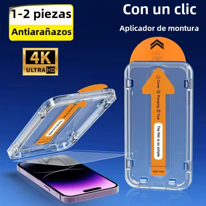 Protector De Pantalla De Vidrio Templado Para Samsung A57 A55 5G A53 A54 A56 A52S A51 A17 A37 A35 A34 A25 A24 A36 A21S A16 A15 A14 1-2 Piezas Anti-Scratch Anti-Huella - 1