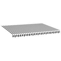 Vidaxl Toldo de Lona 4x3 M Sin Estructura Protección Rayos UV Antracita - details 3