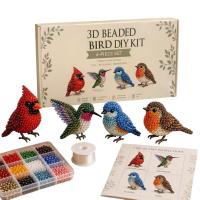Kit De Artesanía De Perlas De Colores Vibrantes Con Bird Y Animales Para Decoración De Hogar Y Joyería Hecho Para Adultos - details 9