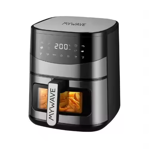 Freidora de Aire - CAPACIDAD 6.5L - MYWAVE - MY WAVE- potencia de 1500W - Rango de temperatura de 80-200ºC - 1