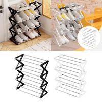 Organizador De Zapatos En Forma De X De 4 Niveles Ligero Visibilidad Rápida De Encontrar Fácil De Montar Versátil Con Borde Suave 42x18.5x49.5cm - details 1