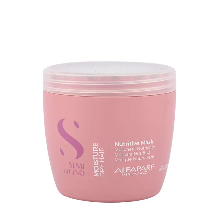 Alfaparf Milano Semi Di Lino Moisture Nutritive Mask 500ml -mascarilla nutritiva - 1
